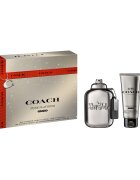 Coach КОМПЛЕКТ Man Pure Platinum Parfum + Travel Spray + Shower Gel