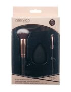 Intervion КОМПЛЕКТ Четки За Грим 415742 С 2 Броя Четки И Бюти Блендер