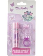 Martinelia КОМПЛЕКТ Shimmer Wings Lip Balm&Rings Set