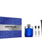 Montblanc КОМПЛЕКТ Legend Blue Eau De Parfum + Travel Sprayedpx2 + Shower Gel