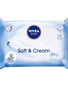 Nivea Baby Кърпички Soft & Cream с мек крем - пакет