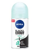 Nivea Deo Рол-он дамски Invisible on Black & White Fresh