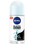 Nivea Deo Рол-он дамски Invisible on Black & White Pure