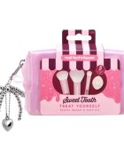 Real Techniques КОМПЛЕКТ Treat Yourself Travel Brush + Puff Kit