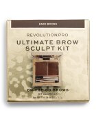 Revolution PRO Ultimate Brow Sculpt Kit Dark Brown