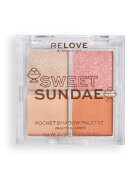 Revolution RELOVE By Relove Pocket Size Eyeshadow Palette Sweet Sundae