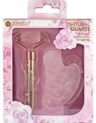 STANDELLI КОМПЛЕКТ Rose Quartz Face Roller&Guasha Stone