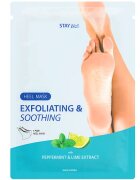 Stay Well Exfoliating & Soothing Heel Mask PEPPERMINT & LIME