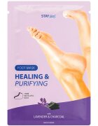 Stay Well Healing & Purifying Foot Mask CHARCOAL