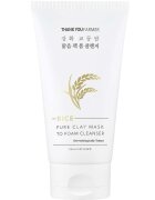 Thank You Farmer Rice Pure Clay Mask to Foam Cleanser