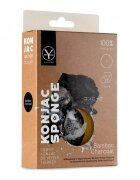 Yasumi Konjac Sponge For Face Wash Charcoal With Activated Carbon For Oily And Combination Skin