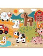2Kids Toys Puzzle пъзел Farm 18m+ 9 бр.