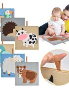 2Kids Toys Sensory Pictures Animals книжка с картинки 6 бр.
