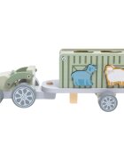 2Kids Toys Wooden Car with Animals комплект играчки от дърво 2y+ 10 бр.