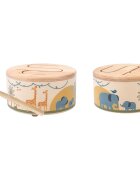 2Kids Toys Wooden Drum Safari музикална играчка 18m+ 1 бр.