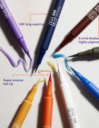 3ina The Color Pen Eyeliner очна линия в писалка цвят 830 - Navy blue 1 мл.
