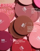 3ina The No-Rules Powder мултифункционален грим за очи устни и лице цвят 371 - Electric pink matte 8 гр.