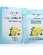 4711 Colognette Wipes освежаващи мокри кърпички унисекс 10 бр.