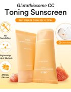 Abib Glutathiosome CC Sunscreen Toning Tube защитна тонирана течност за лице с озаряващ ефект SPF 50+ 50 мл.