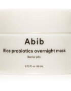 Abib Rice Probiotics Overnight Mask Barrier Jelly нощна маска за лице за интензивна хидратация 80 мл.