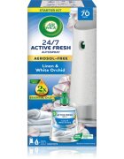 Air Wick Active Fresh Linen & White Orchid автоматичен освежител за въздух с пълнител 228 мл.