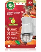 Air Wick Electric Winter Punch Winter Punch & Spices електрически уред за освежаване на въздуха с пълнител 19 мл.