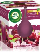 Air Wick Essential Oil Mountain Berry Blossom ароматна свещ 105 гр.