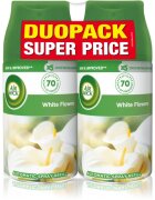 Air Wick Freshmatic White Flowers ароматизатор за въздух пълнител с аромат DUO 2x250 мл.
