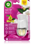 Air Wick Smooth Satin & Moon Lily Electric електрически уред за освежаване на въздуха с пълнител 19 мл.
