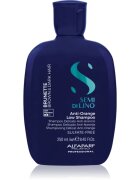 Alfaparf Milano Semi di Lino Brunette тониращ шампоан неутрализиращ кафеникавите оттенъци 250 мл.