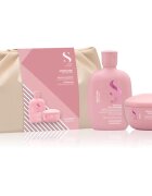 Alfaparf Milano Semi di Lino Moisture Duo Kit подаръчен комплект за суха коса