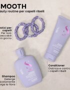 Alfaparf Milano Semi di Lino Smooth Duo Kit подаръчен комплект за непокорна коса 3 бр.