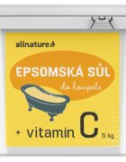 Allnature Epsom salt + vitamín C сол за баня с витамин С 5000 гр.