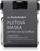 Almara Soap Face Active Charcoal & Nettle маска за лице за мазна и проблемна кожа 20 гр.