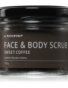 Almara Soap Face & Body Scrub захарен пилинг за тяло и лице с аромат Sweet Coffee 110 гр.