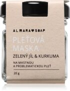Almara Soap Face Green Clay & Turmeric почистваща маска за лице за мазна и проблемна кожа 20 гр.