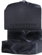 Almara Soap Natural Black As My Soul естествен твърд сапун за мазна и проблемна кожа 90 гр.