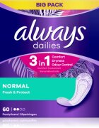 Always Dailies Normal Fresh & Protect дамски превръзки 60 бр.