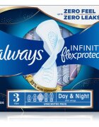 Always Infinity Day & Night санитарни кърпи дневен и нощен 10 бр.