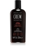 American Crew Hair & Body 3-IN-1 шампоан балсам и душ гел 3 в 1 за мъже 1000 мл.