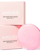 AMUSE Dew Power Vegan Cushion дълготраен грим в гъбичка за освежаване и изглаждане на кожата цвят 1.5 Natural 15 гр.