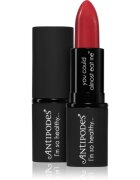 Antipodes Moisture-Boost Natural Lipstick подхранващо червило цвят Remarkably Red 4 гр.