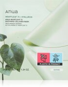 Anua Heartleaf 70% + Hyaluron Soothing Collagen Mask хидратираща маска за лице с успокояващ ефект 1 бр.