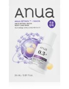 Anua Retinol + Niacin Night Care Mask противбръчкова платнена маска да уеднакви цвета на кожата 24 мл.