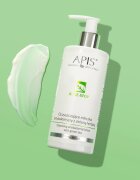 Apis Natural Cosmetics Acne-Stop Home TerApis почистващо и отстраняващо грим мляко със зелен чай 300 мл.