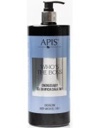 Apis Natural Cosmetics Who's The Boss енергизиращ душ-гел 3 в 1 за мъже 1000 мл.