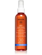 Apivita Bee Sun Safe Satin Touch Oil SPF30 олио за загар SPF 30 200 мл.