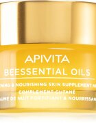 Apivita Beessential Oils Strengthening & Nourishing Night Balm нощен балсам за лице за подхранване и хидратация 15 мл.