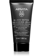 Apivita Cleansing Black Detox Cleansing Gel почистващ гел с активен въглен за лице и очи 50 мл.