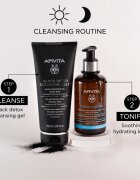 Apivita Cleansing Black Detox Cleansing Gel почистващ гел с активен въглен за лице и очи 50 мл.